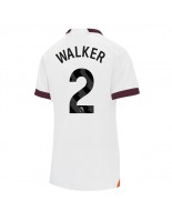 Manchester City Kyle Walker #2 Vieraspaita Naisten 2023-24 Lyhythihainen
